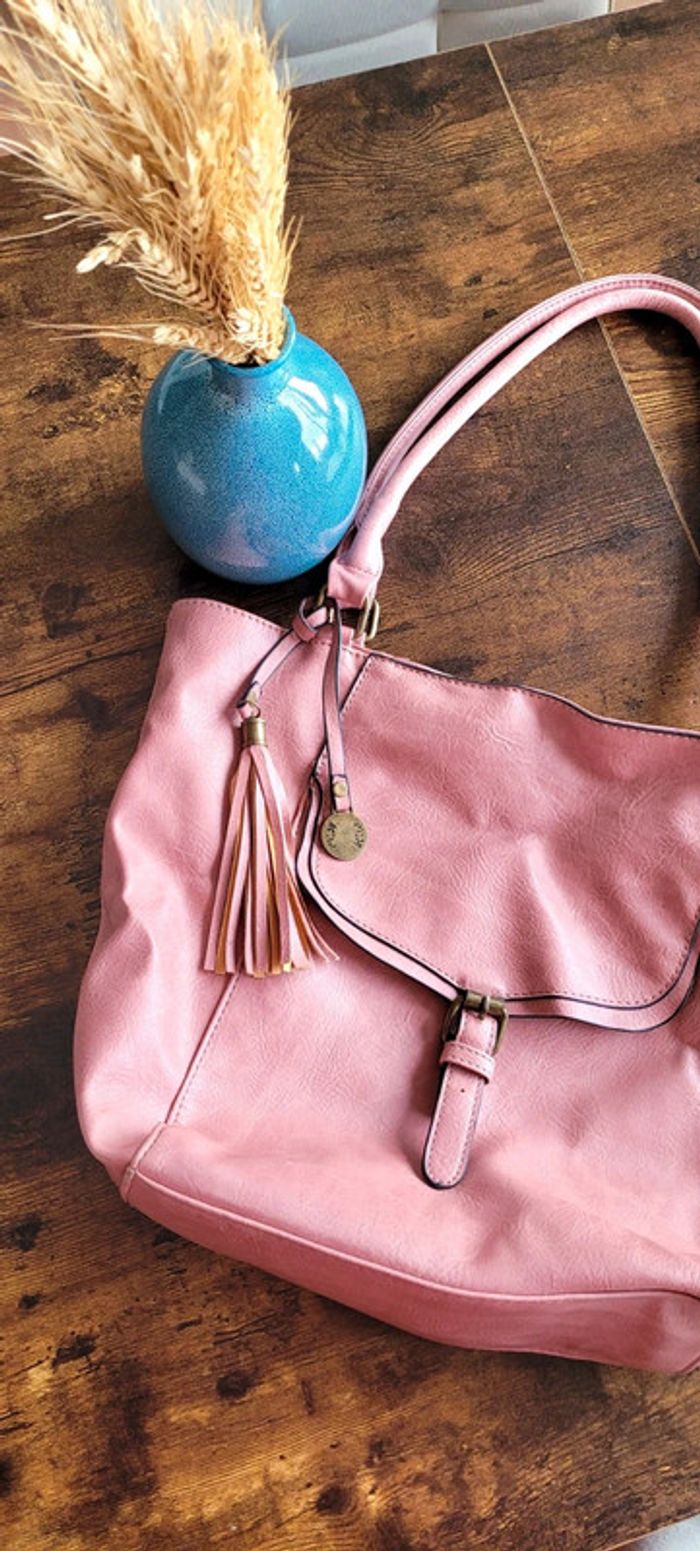 Joli sac à main vieux rose K'Rlot