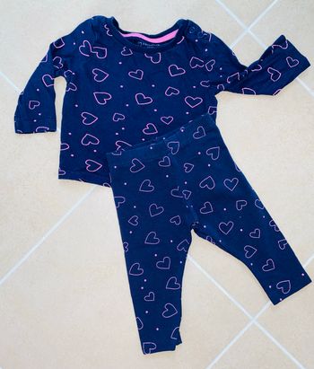 Ensemble t-shirt et legging 6 mois /68cm