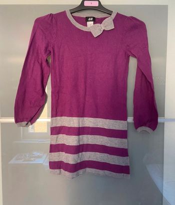 Robe avec épaulettes et noeud