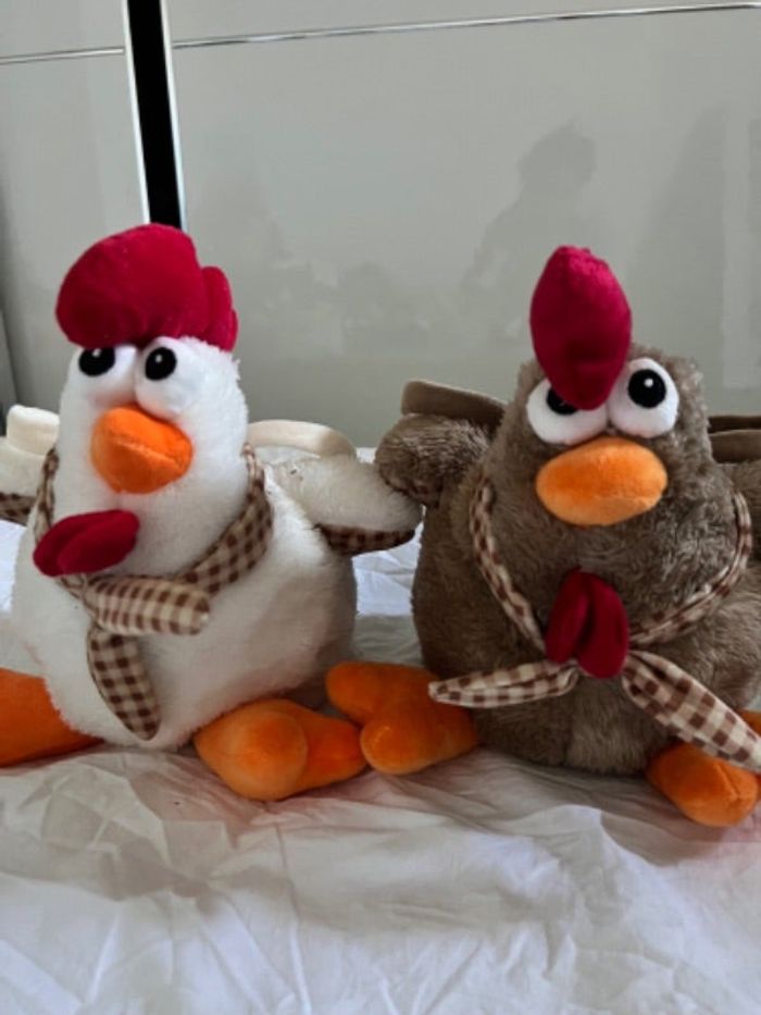 2 poules style panier