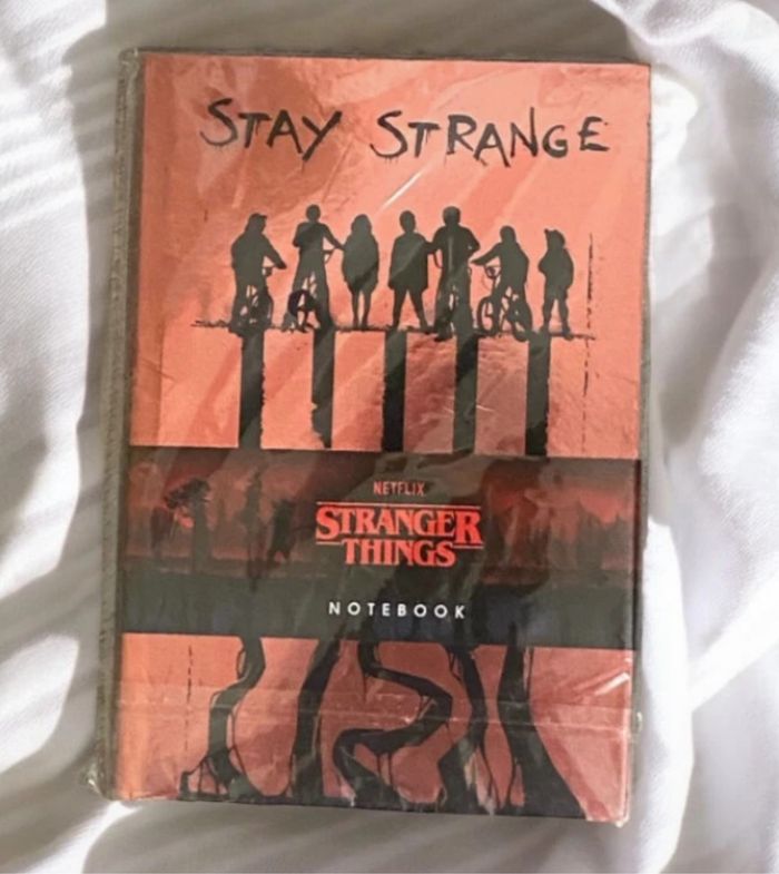 Bloc note Stranger Things Netflix
