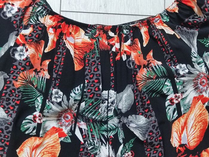 Blouse fluide orangée - photo numéro 3