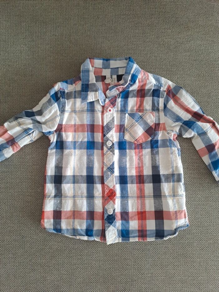 Chemise à carreaux