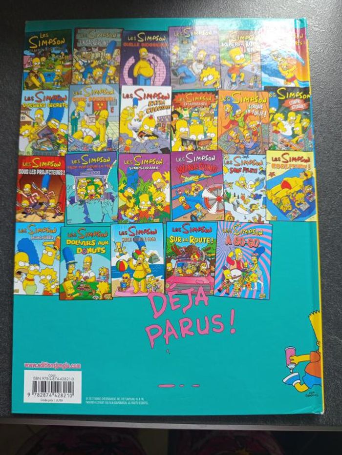 BD - Les Simpson - Dollars aux donuts - Tome 20 - photo numéro 2
