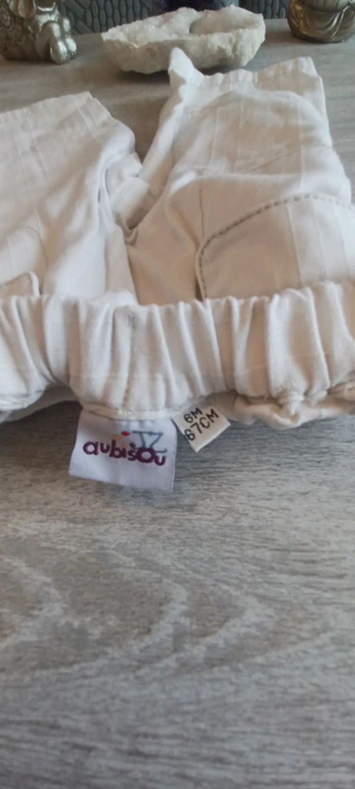 Pantalon écru classe 6 mois - photo numéro 3