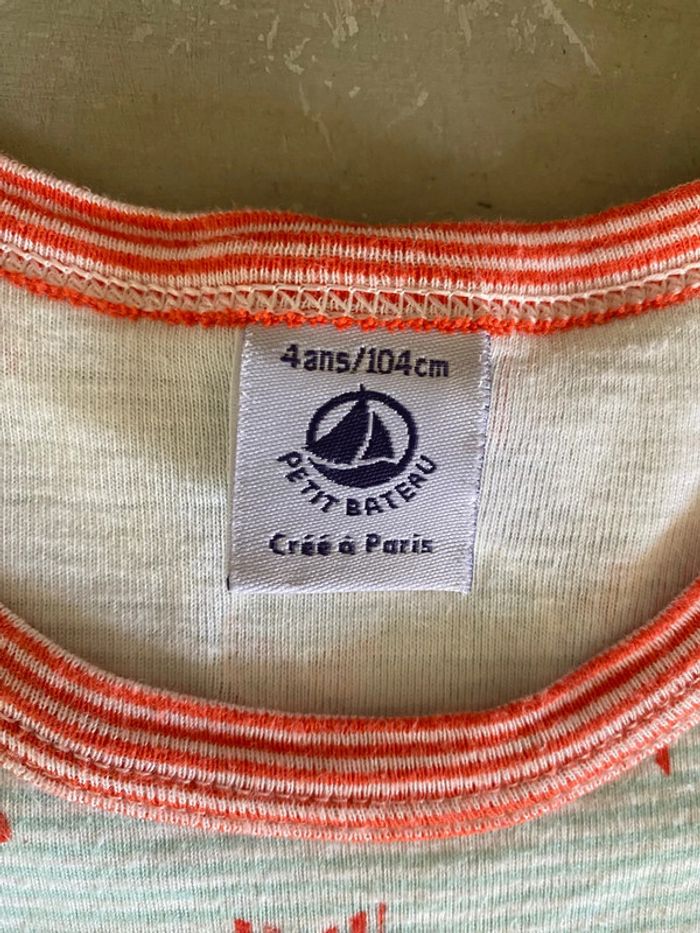 Pyjamas Petit Bateau deux pièces garcon 3 et 4 ans - photo numéro 3