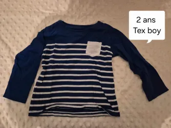 T-shirt manche longue Garçon 2/3 ans