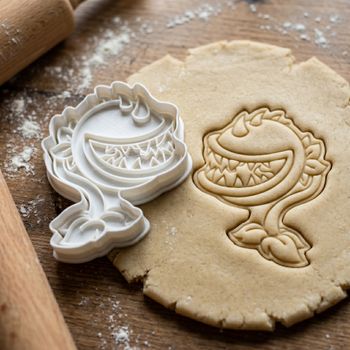 Emporte-pièce Plante Carnivore style Plants vs Zombies - Découpoir Biscuits et Pâte à sucre