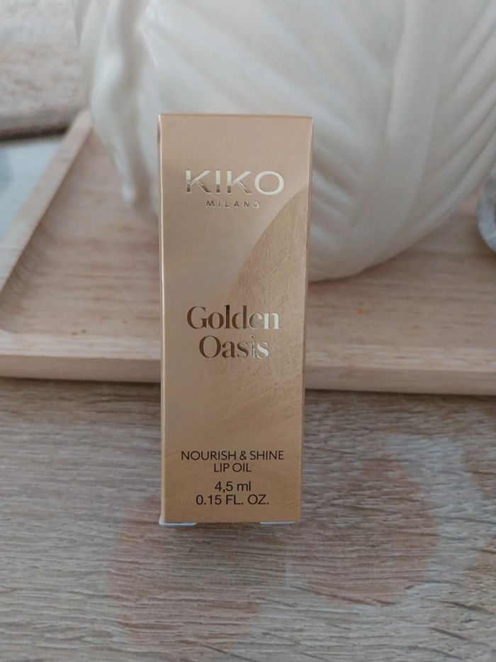 Lip oil nourrissante Goldon Oasis kiko