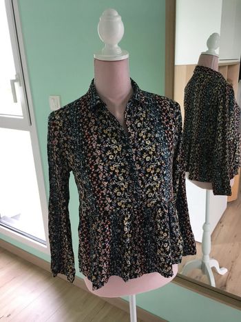 Chemisier style Liberty noir