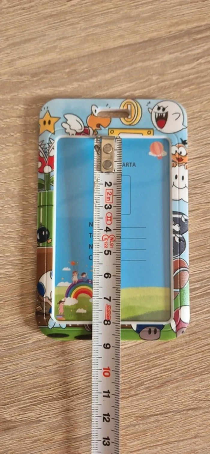 Porte carte d'identité Super Mario  avec une lanière fantaisie. - photo numéro 7