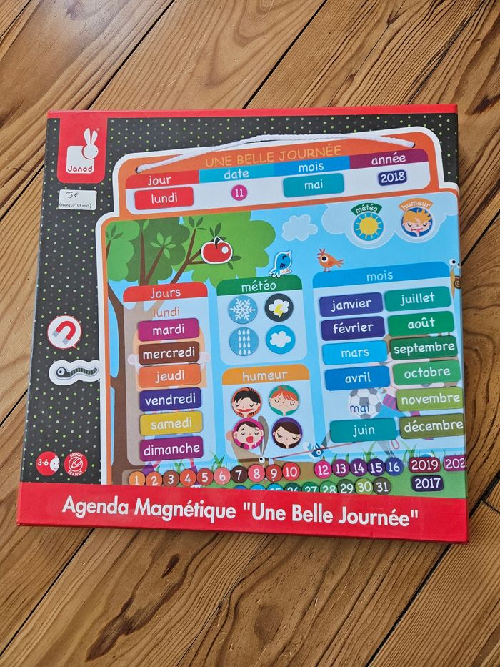 Agenda magnétique Janod