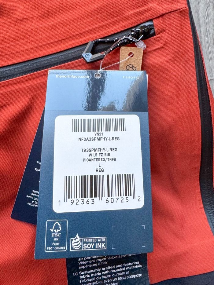 Salopette de ski the north face orange summit series - photo numéro 9