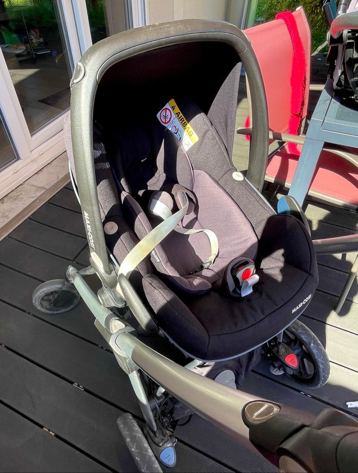 Poussette 3 en 1 - Bébé confort / Maxi cosy - photo numéro 3