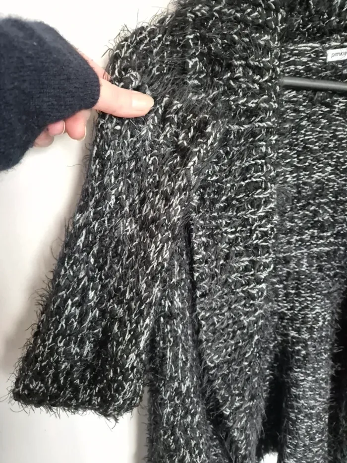 veste mi longue noire Pimkie taille S - photo numéro 4