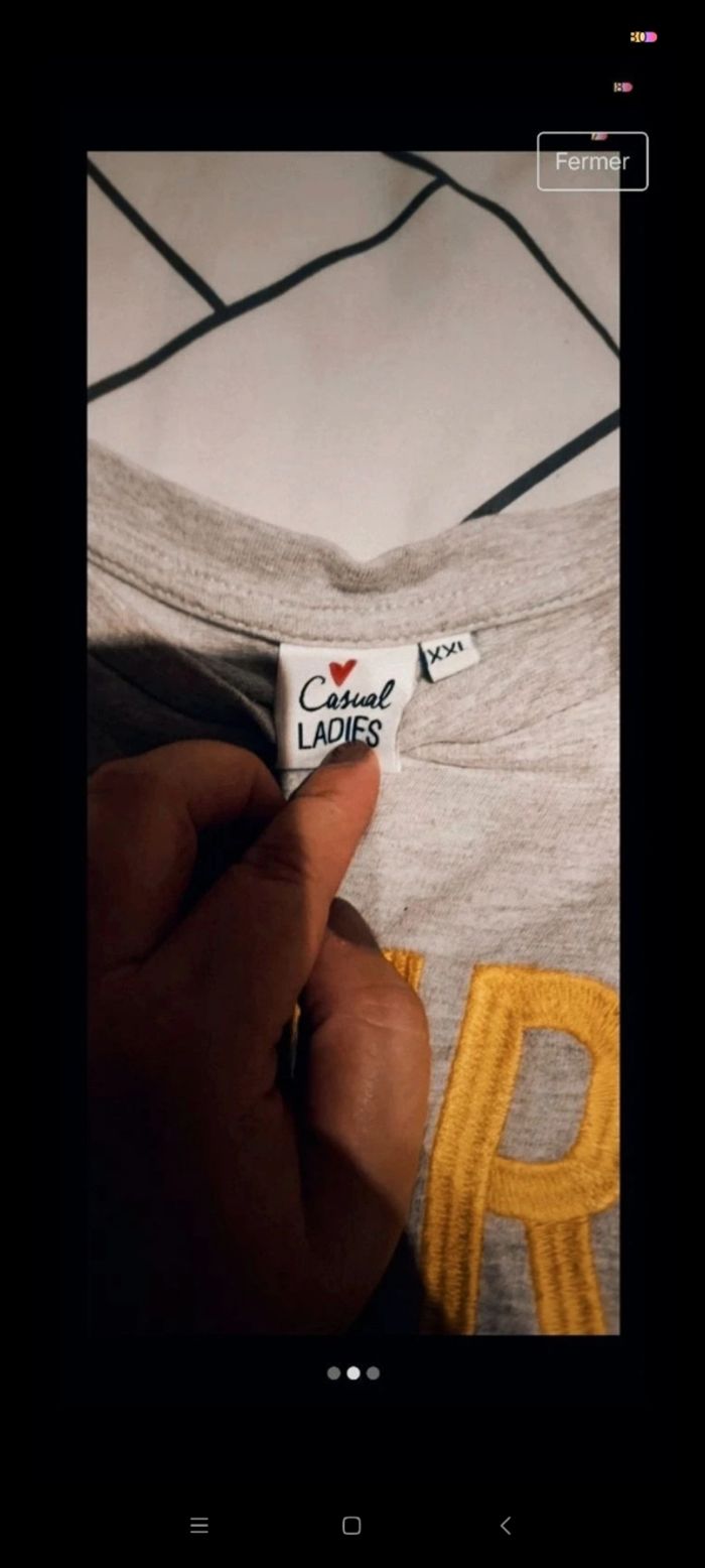 Pull gris - photo numéro 3
