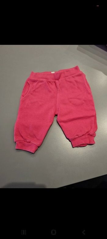 Pantalon jogging rose