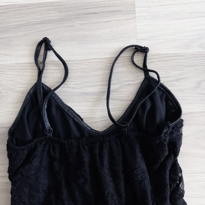 Robe de soirée noire à bretelles taille 38 - photo numéro 7