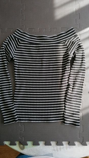 Haut rayé col bateau 12 ans Kiabi