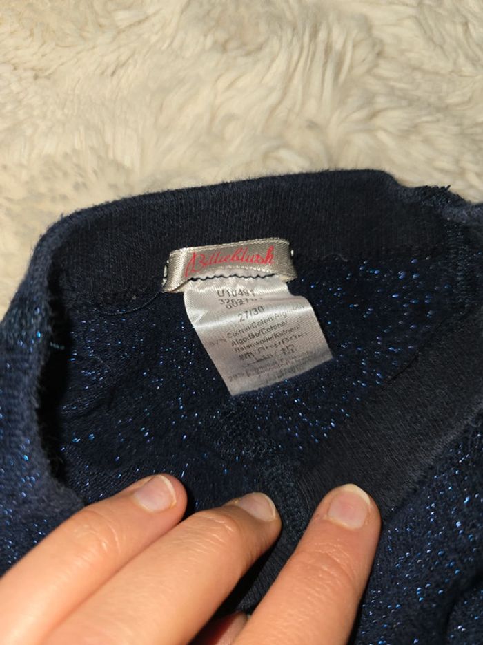 Collant bleu pailleté t 27 30 - photo numéro 4