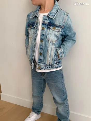 ✨ Veste en jean enfant ultra tendance - Zara - Taille 3 / 4 ans