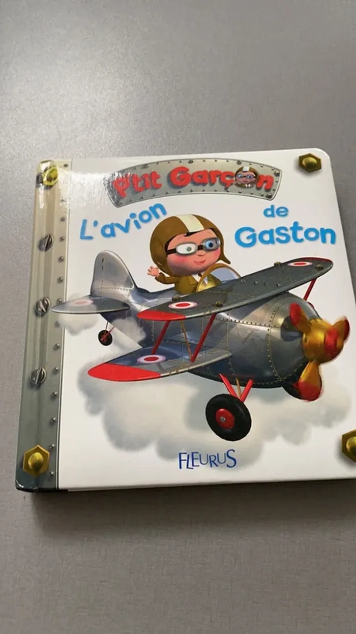 Livre p tit garçon l avion de Gaston