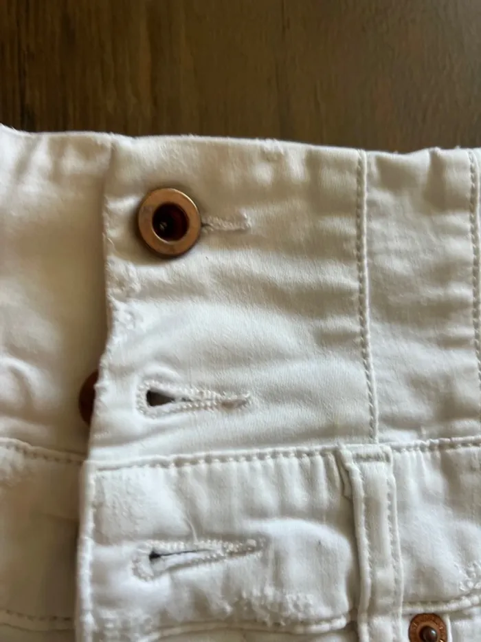 Short jeans blanc diesel xs - photo numéro 4