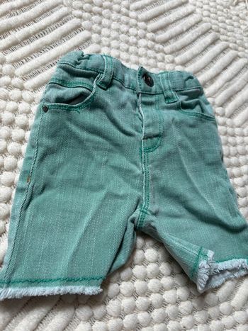 Short en jeans fille 6 mois TEX