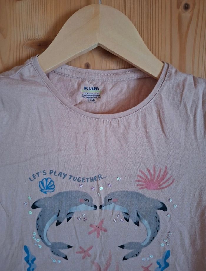 T-shirt manches courtes 10 ans Kiabi - photo numéro 2