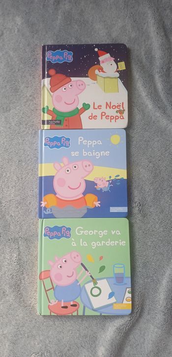 Lot de 3 livres Peppa Pig cartonnés