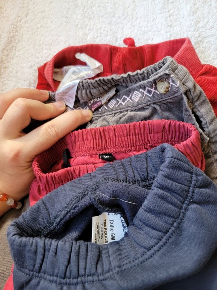 Lot de 8 pantalons 6 mois - photo numéro 4