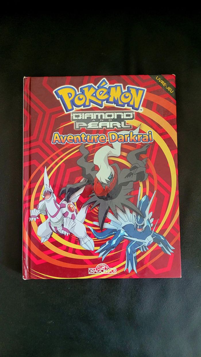 Livre BD jeu Pokémon Diamond Pearl Aventure Darkrai