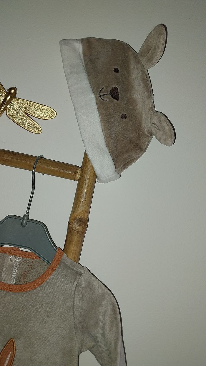 Pyjama/ Dorsbien/ Grenouillère Sergent Major et son bonnet excellent état 12 mois - photo numéro 5