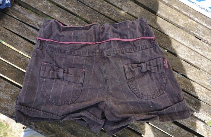 Short 4 ans marron et rose sergent major - photo numéro 2