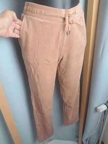 Comptoir des cotonniers pantalon velour T.36