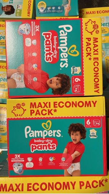 Lot Pampers baby dry pants taille 6