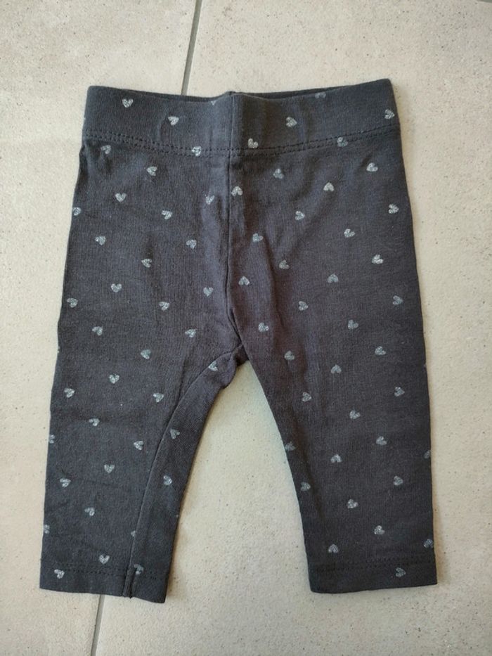 Legging à coeurs - Taille 3 mois