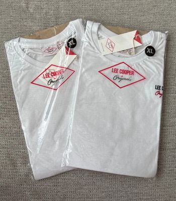 Lot 2 tee-shirts blanc