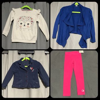 Lot pull/gilet bébé fille 3 ans en bon état