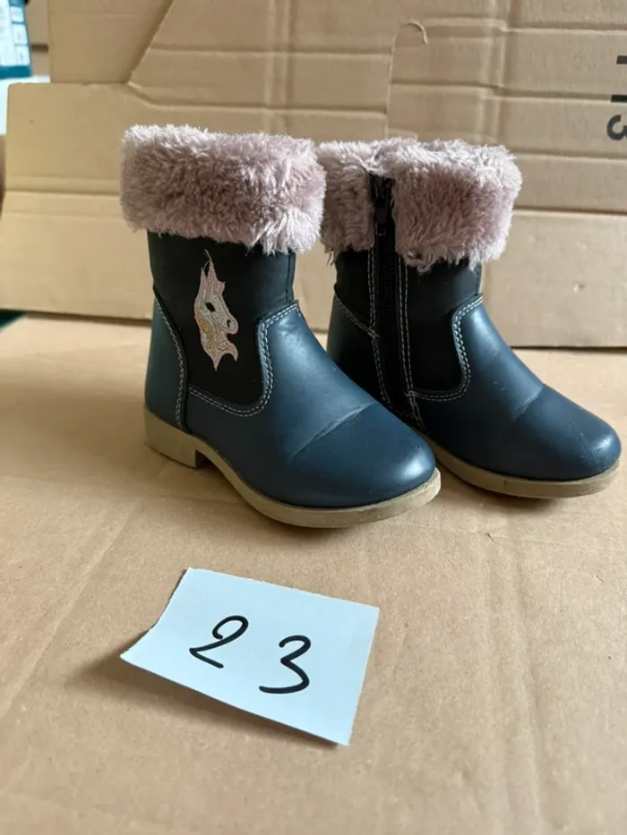 Bottine bleu / taille 23