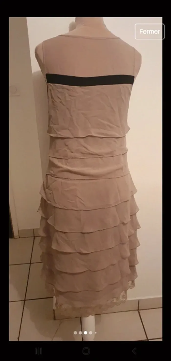 Robe 36 taupe - photo numéro 3
