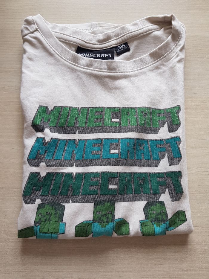 Tshirt Minecraft en 10 ans - photo numéro 7