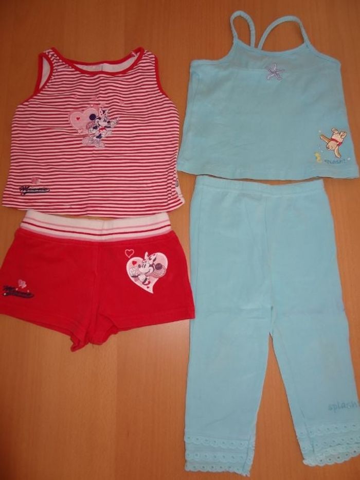 lot vêtements Disney T 18mois