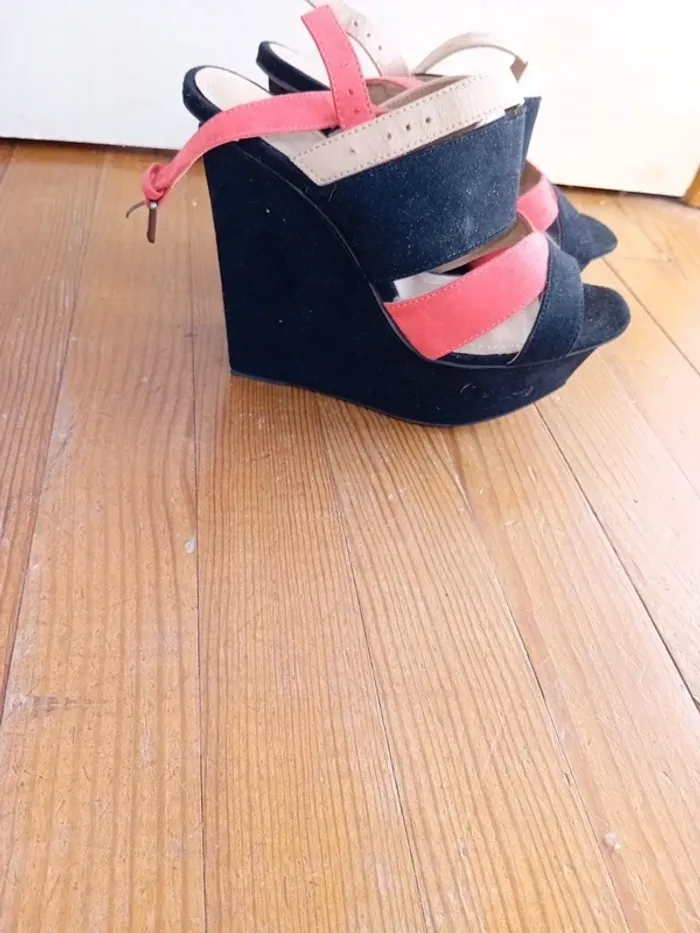 Chaussure talon compencé 38 femme - photo numéro 3