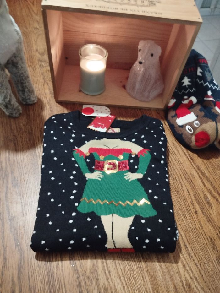 Pull de Noël mixte T.L - photo numéro 8