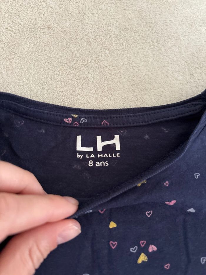 T-shirt manches longues cœur 8 ans - photo numéro 3