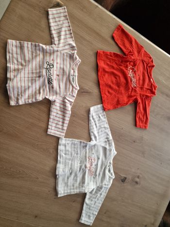 Lot de 3 t-shirts 3 mois