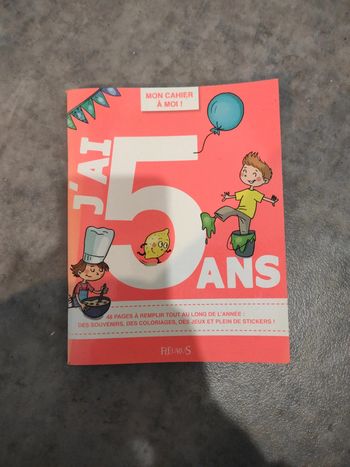 J'ai 5 ans.cahier de souvenirs