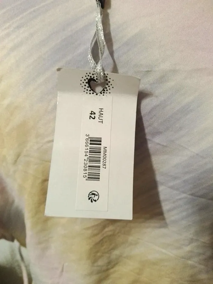 Haut portefeuille - taille 42 - Mim - neuf - 100% viscose - photo numéro 7