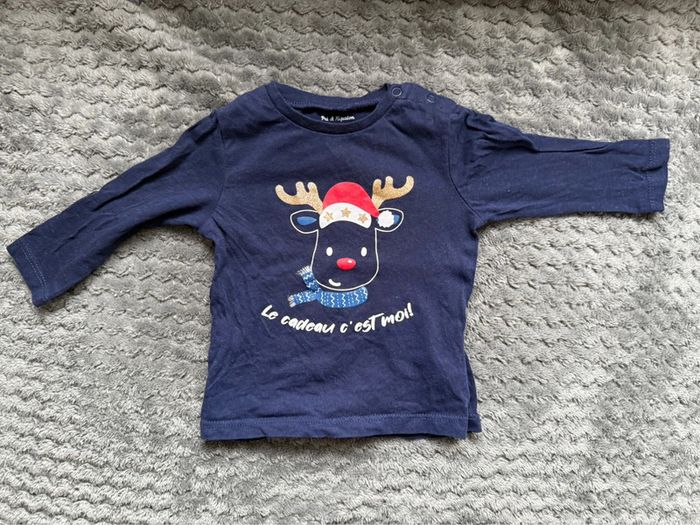 Tee shirt manches longues renne